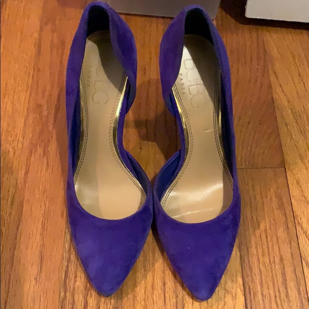 Bcbg Jaze blue suede heel 8.5